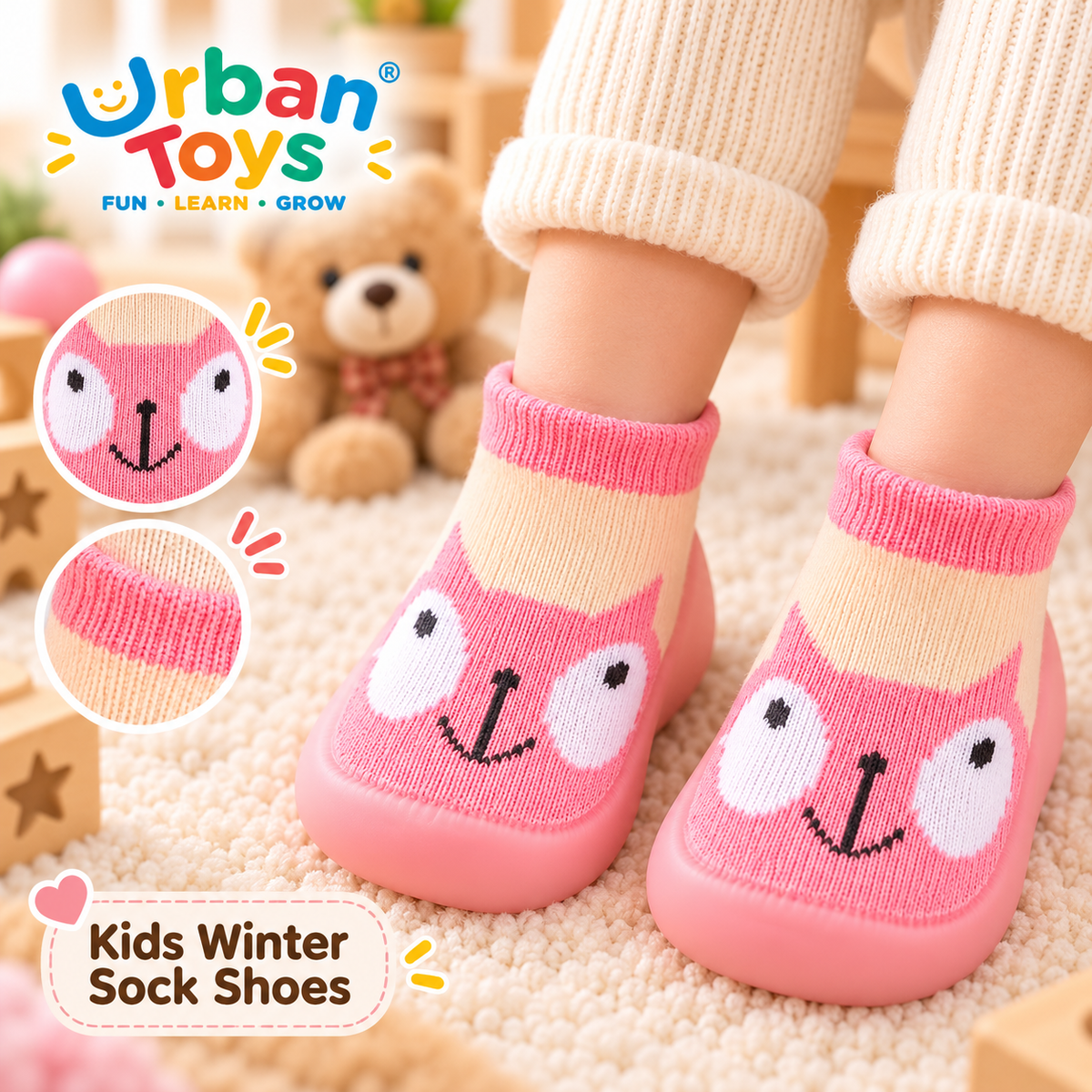 Kids Winter Sock Shoes