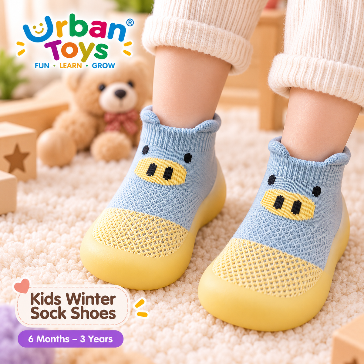 Kids Winter Sock Shoes