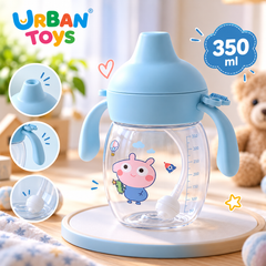 Silicone Nipple Kids Water Bottle / Mom Pot  350 ML