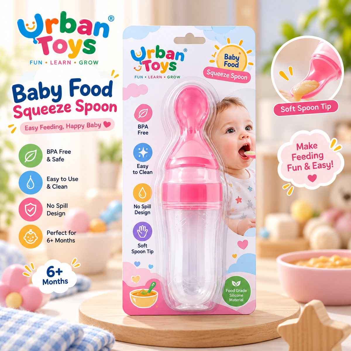 Baby Food Squeeze Spoon