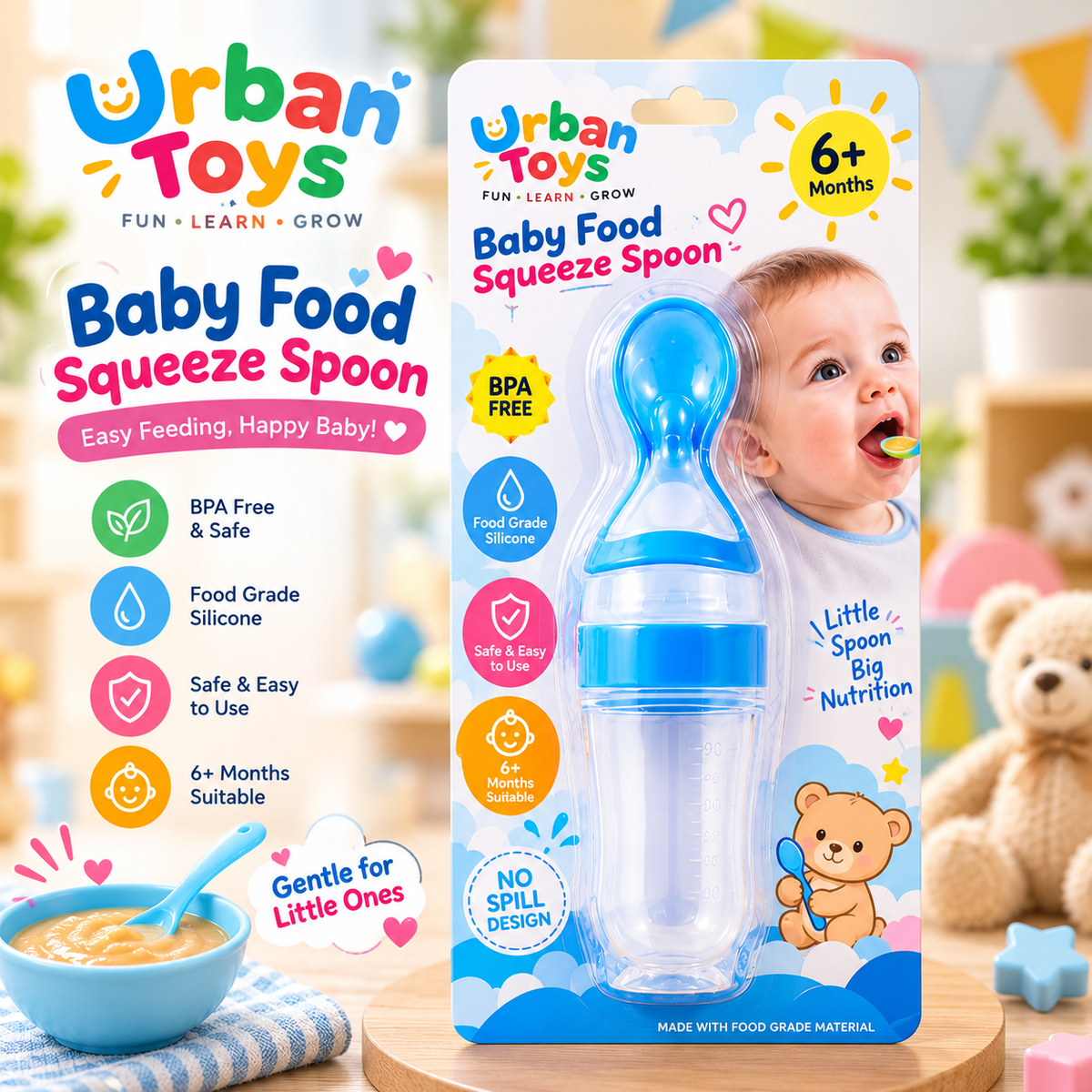 Baby Food Squeeze Spoon